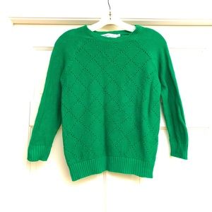 Modcloth Sunny Girl Kelly Green Sweater